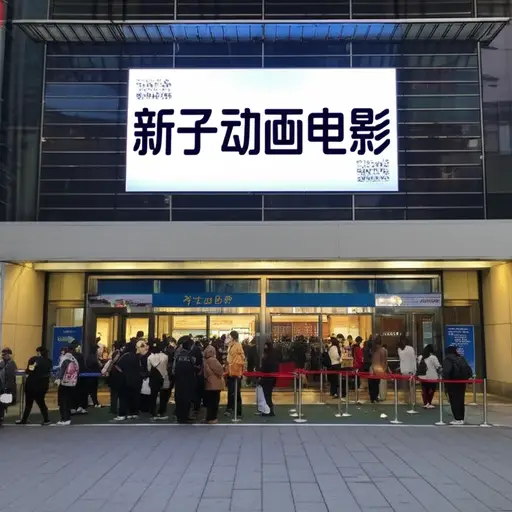 这部新动画电影本周末在这家影院上映。