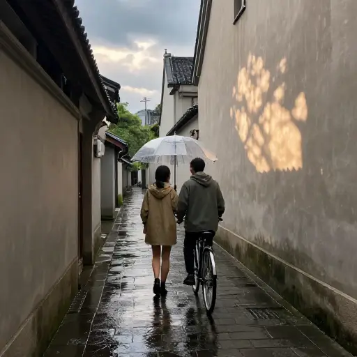 雨停了我们再出发。