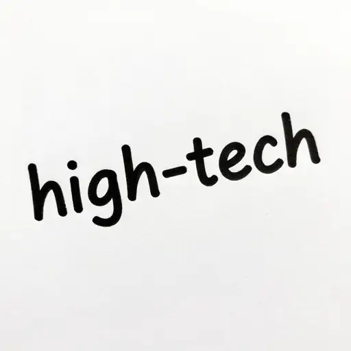 在 'high-tech' 中应该有一个连字符。