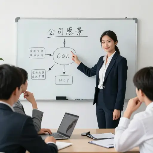 她的想法与公司的愿景完全吻合。