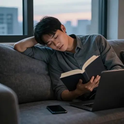 难怪人们更累了，对读书的兴趣不如过去那么大了。