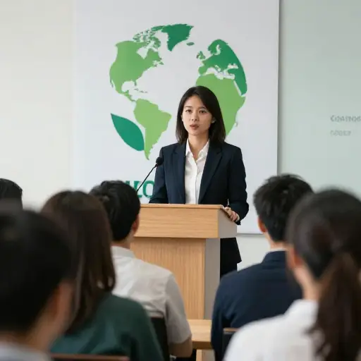 这位候选人明确阐述了她对环境政策的立场。