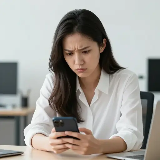 她的回复表明她对批评非常敏感。