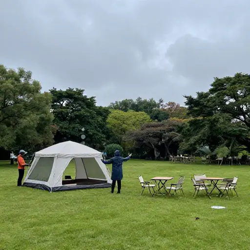 一个真正务实的人会为户外活动安排好备用场地以防下雨。