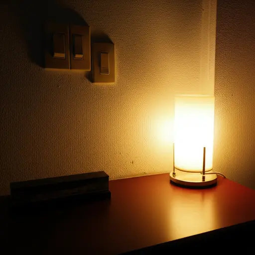 请打开灯，房间里太暗了。