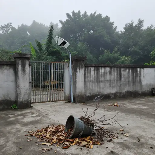 显然这个地方已经好几天没人打理了。