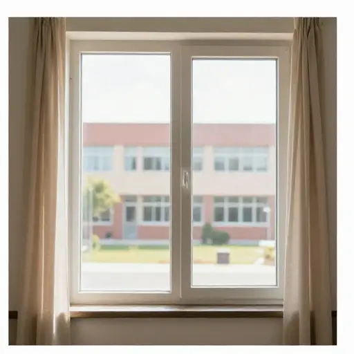 我住在学校附近。
