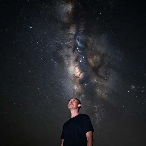 他怀着一种虔诚的敬畏感谈论着宇宙。