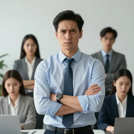 这位经理很难打交道。