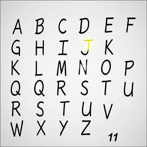 字母K在英语中是第十一个字母。