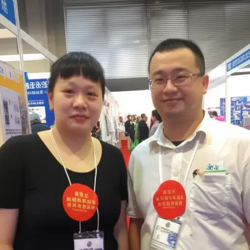 在展会上，每位访客都收到了一枚彩色徽章，以标识其参与者身份。