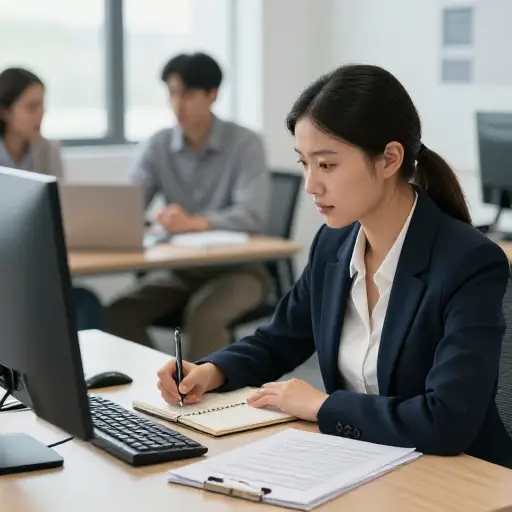 作为委员会的秘书，她的职责包括记录会议纪要和管理通信。