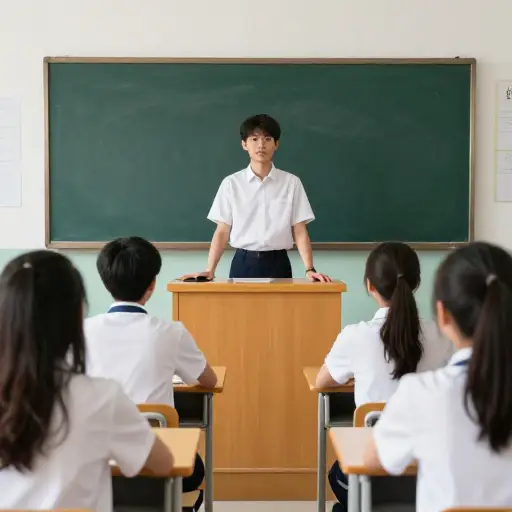 我是我们班的学生代表。