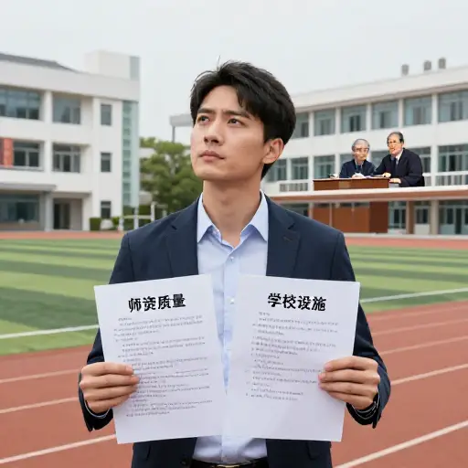就个人而言，我认为教师的质量、学校声誉和设施应该是家长决定孩子在哪所学校接受教育的决定性因素。
