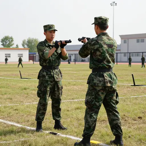 两名士兵在获准重返单位前接受了两周的训练。