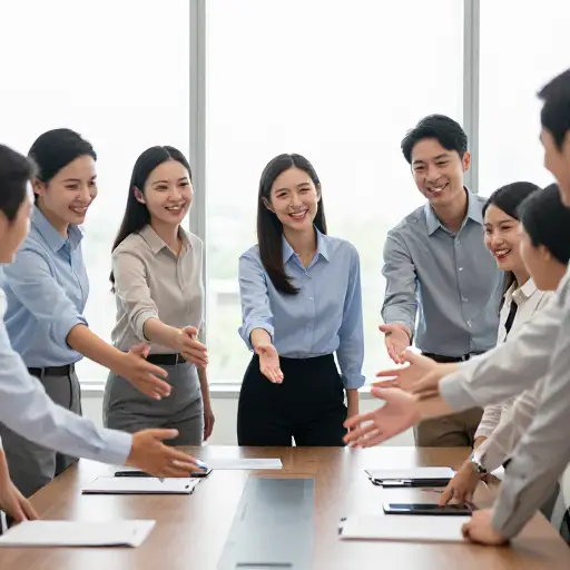 他们以非常尊重的态度对待我们。