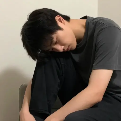 随着一声疲惫的叹息，我终于坐了下来。