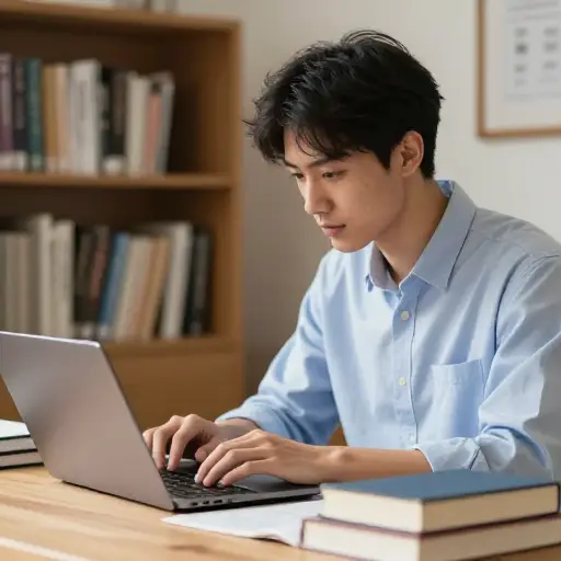 他正在撰写一篇关于科学哲学的论文。