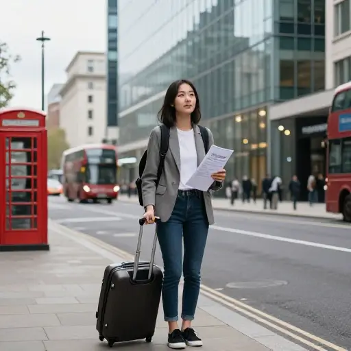 大学毕业后，她搬到伦敦，在金融行业找到了一份工作。
