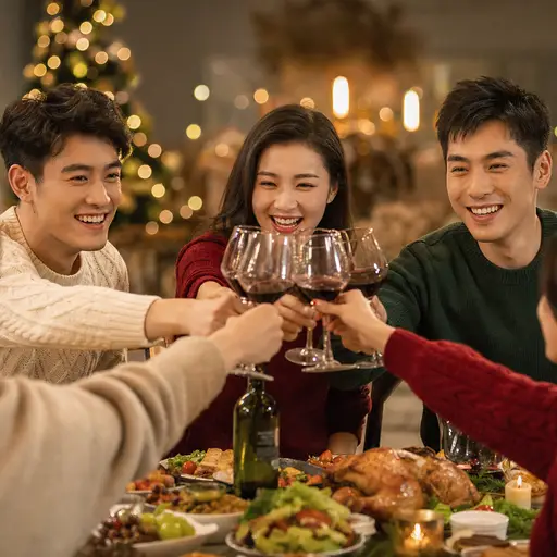 干杯！让我们庆祝这个时刻！