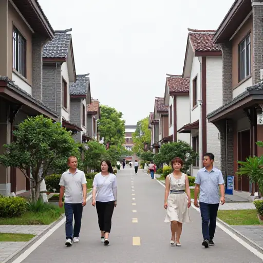 这个地区的社区主要是亚洲人。