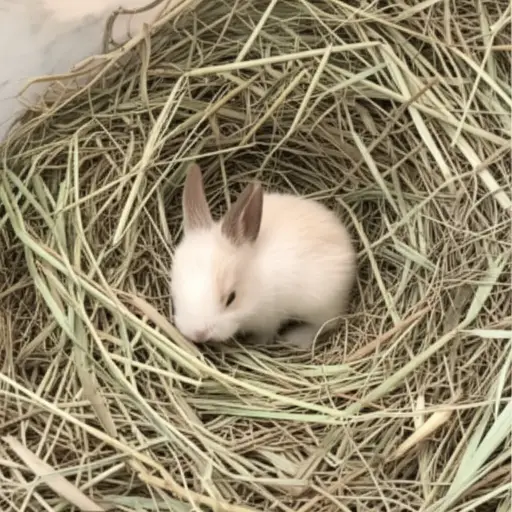 这只小兔子才出生几天。