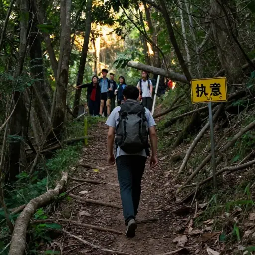 尽管所有人都反复警告过他，他还是执意独自踏上了那条路。