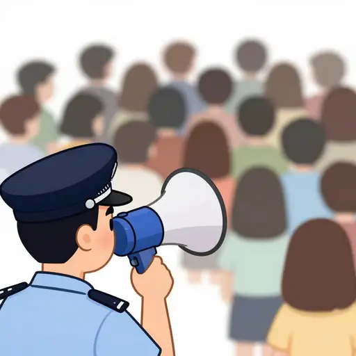 警方命令人群立即解散。