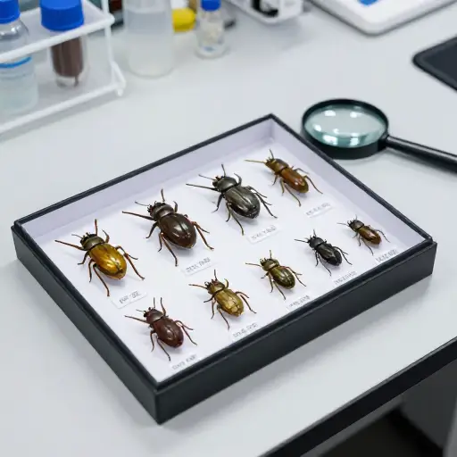 这个昆虫标本对于分类学研究至关重要。