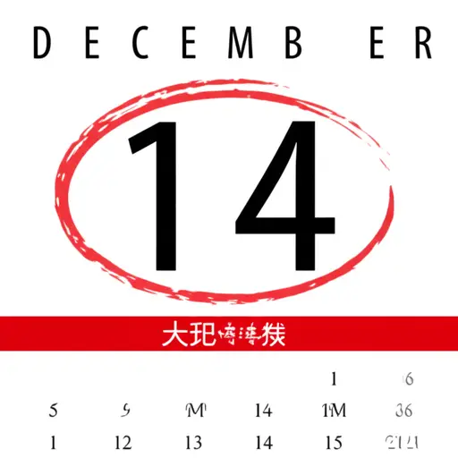 我的生日是12月4日。
