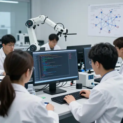 科学家们正在人工智能领域进行尖端研究。