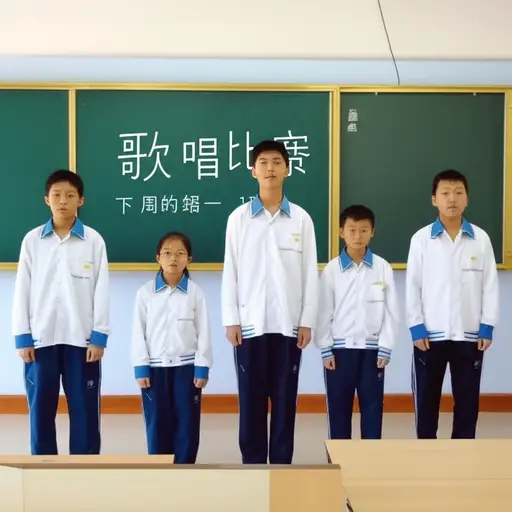 我们班下周有一场歌唱比赛。