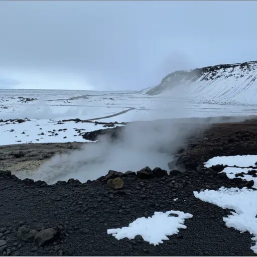 冰岛以其壮观的火山和温泉而闻名。