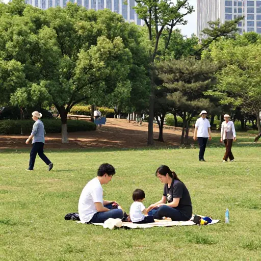 许多有小孩的夫妇和老年人更喜欢新鲜的草地和天然土壤，而不是城市里的混凝土和水泥。