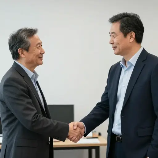 经过多年的竞争，他终于放下了戒备，提出了休战。