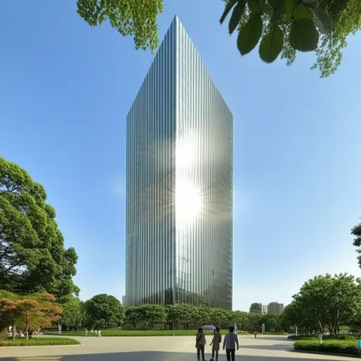 这座新建筑的设计令人印象深刻。