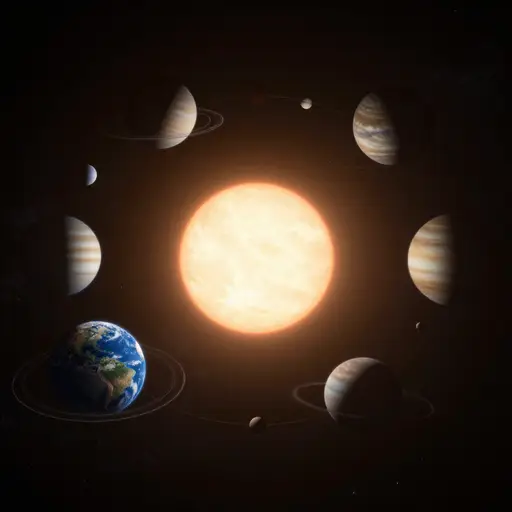 地球是离太阳第三近的行星。