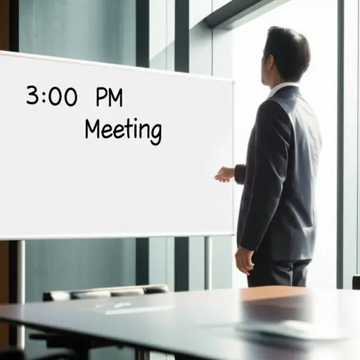 我会安排会议在下午三点开始。