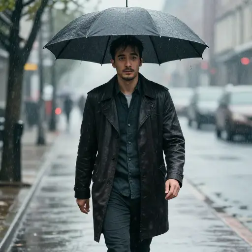 这段旋律是他在雨中散步时，灵感一闪而现的。