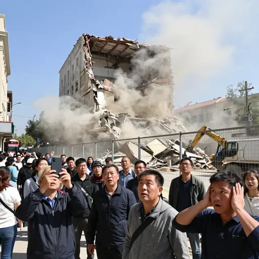 爆炸使人群陷入恐慌。