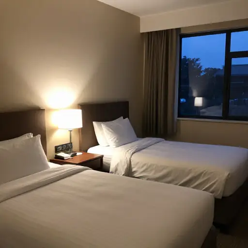 我认为这是个适合我们住一晚的地方。