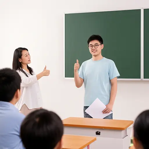老师对学生的演讲给予了热情洋溢的评价。