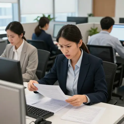 公司里有人据称丢失了记录。
