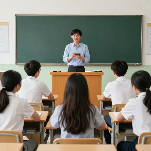 老师让学生们分成四人一组。