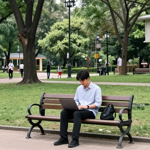 笔记本电脑确实是一个便携式办公室。