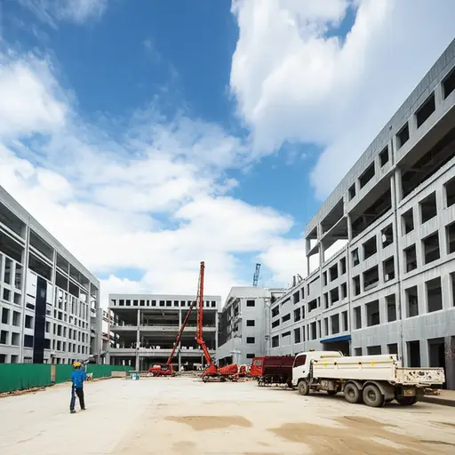 他们耗费了大量资金来建造这座新学校。