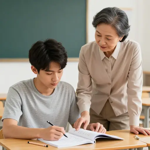 老师没有因为这个错误责骂他。