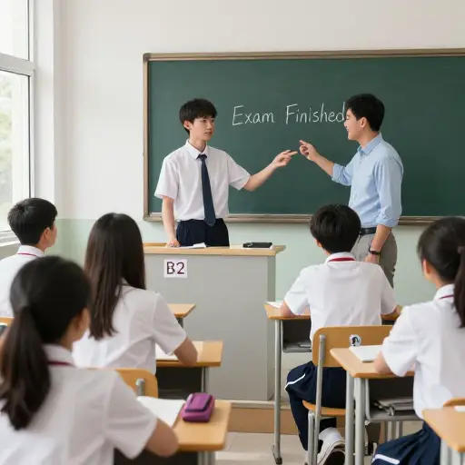 他是班上唯一通过考试的学生。