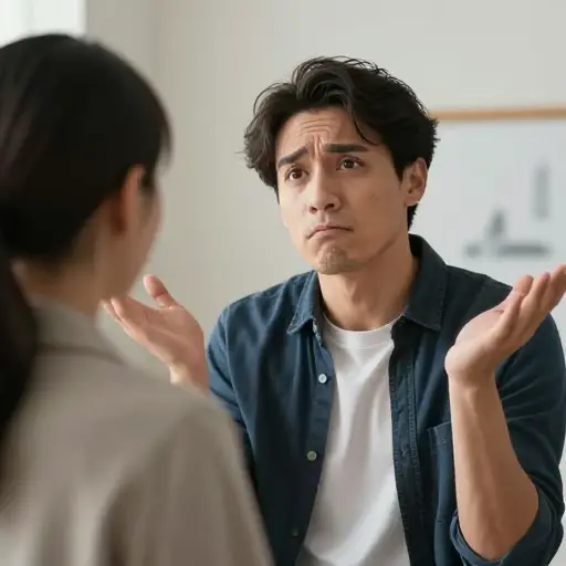 我告诉他我们对此不满意，但他只是耸了耸肩。