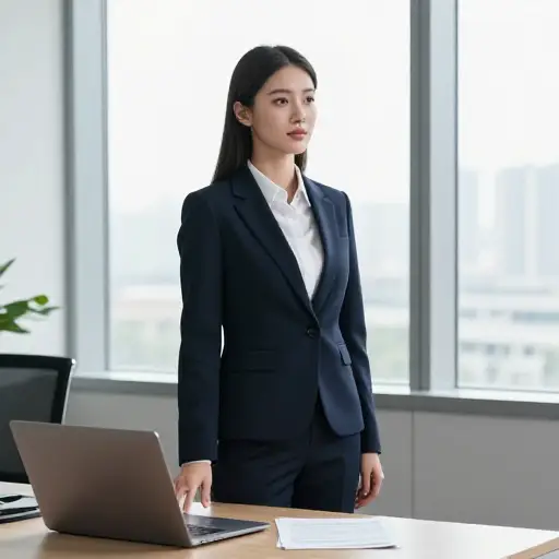 她想成为一名女商人。